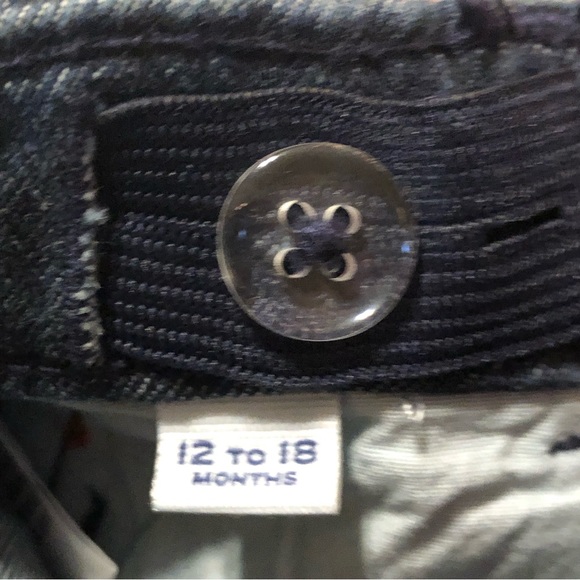 Jack Denim By Janie and Jack Side Stripe Crop Jeans Raw Hem Adjustable Waist - Picture 11 of 14